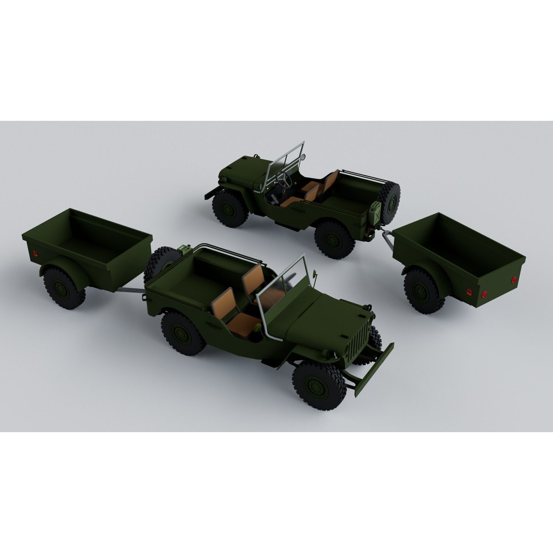 150 Vehicles 3D Model – Game Ready Mega Pack, FBX, OBJ, Blender - View 29