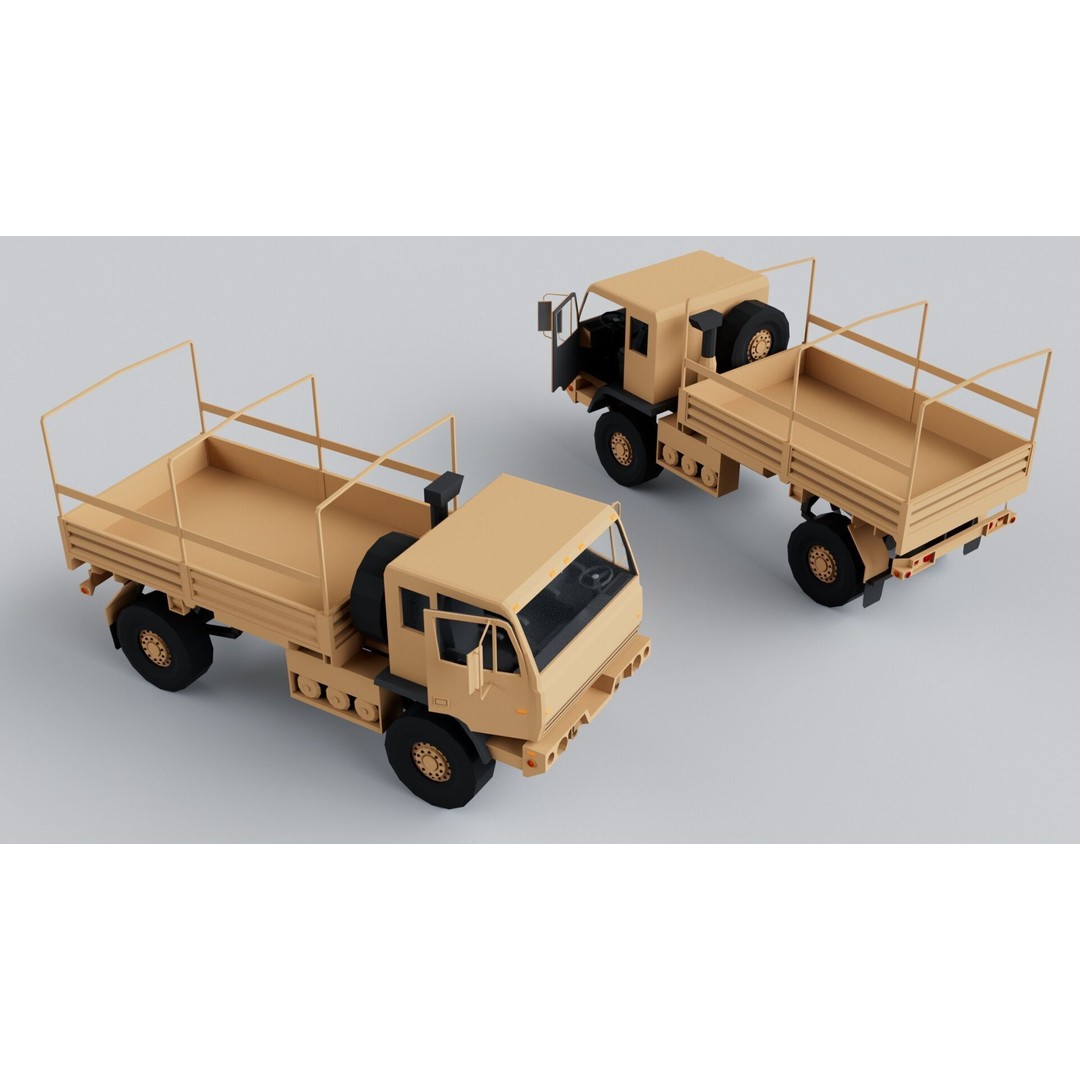 150 Vehicles 3D Model – Game Ready Mega Pack, FBX, OBJ, Blender - View 34