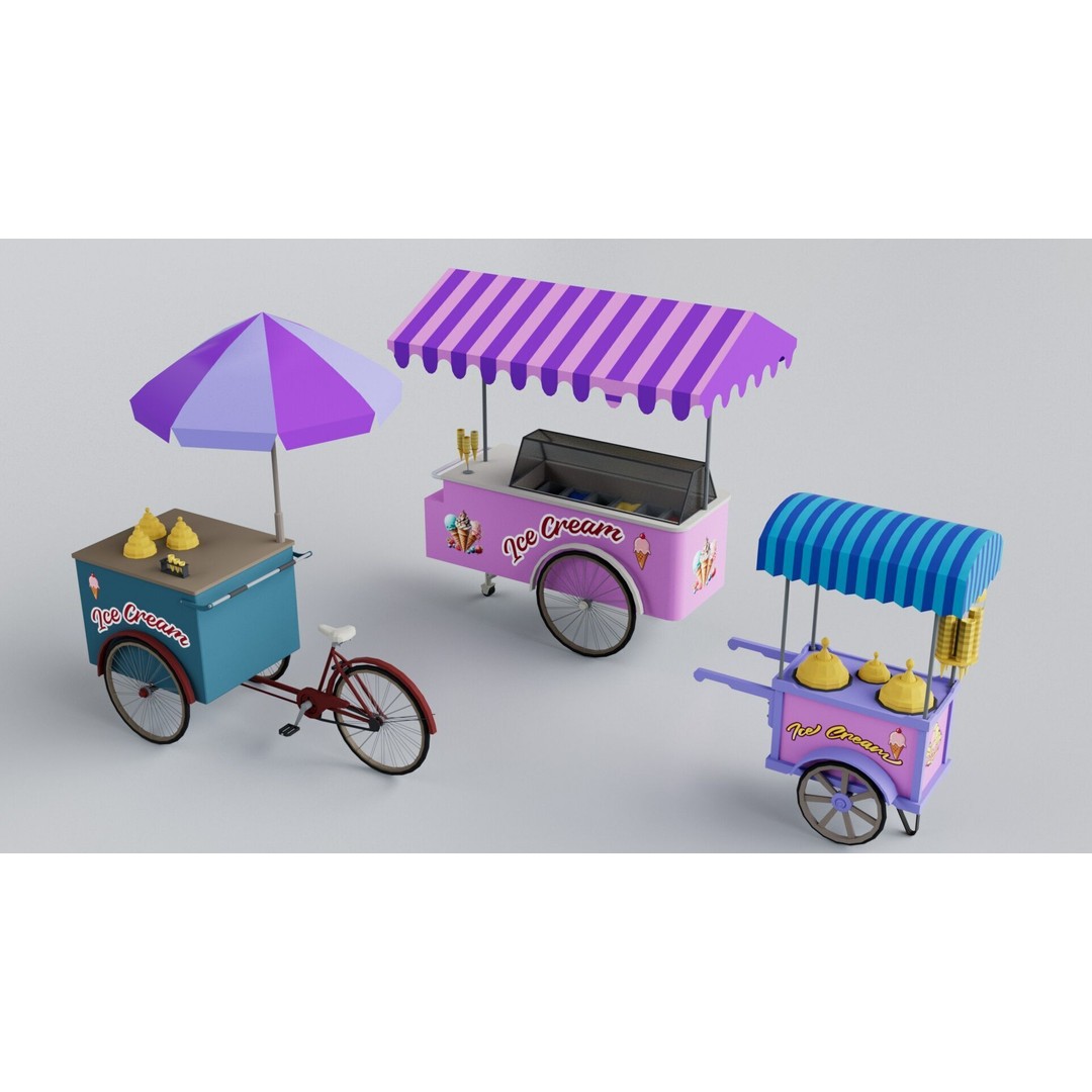 150 Vehicles 3D Model – Game Ready Mega Pack, FBX, OBJ, Blender - View 47