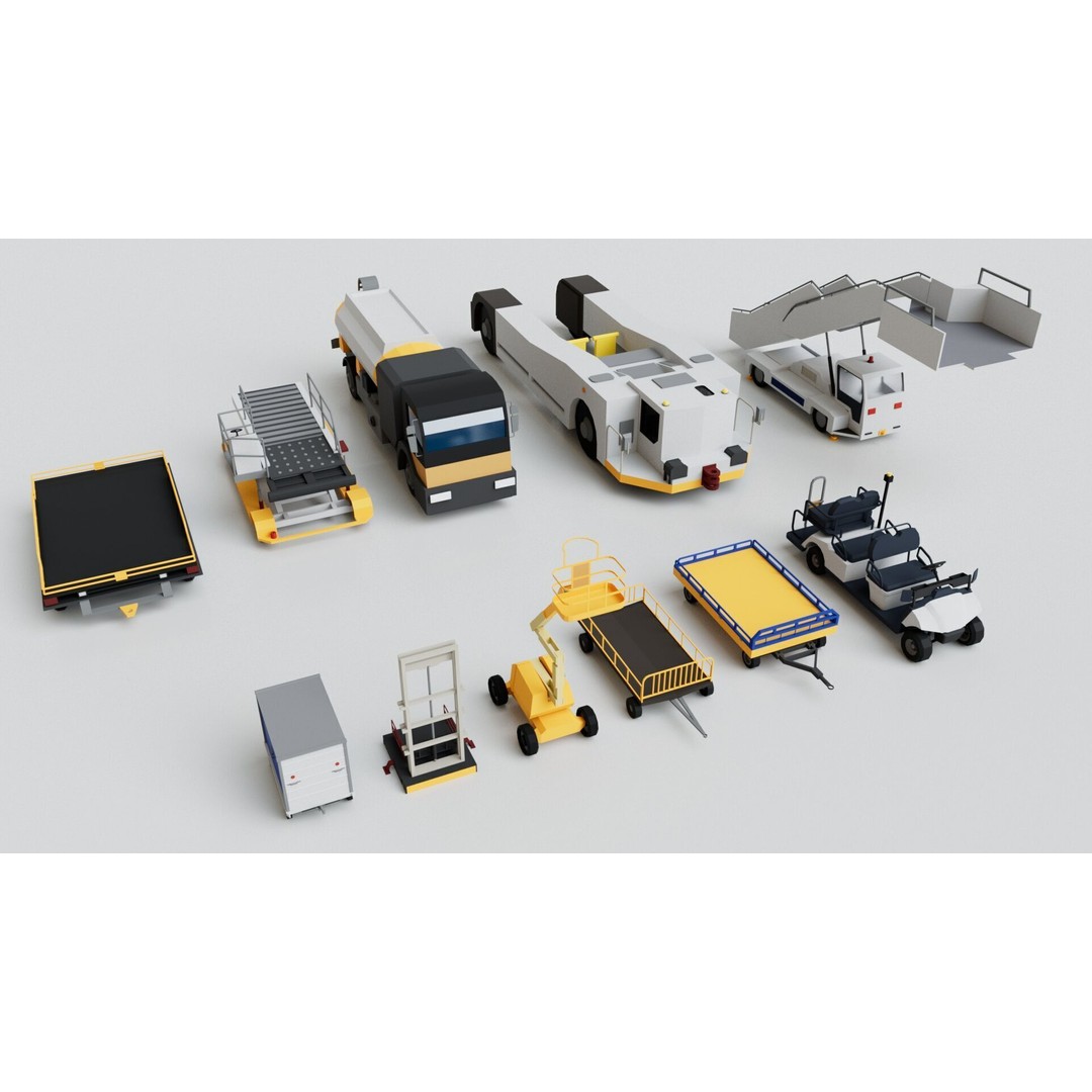 150 Vehicles 3D Model – Game Ready Mega Pack, FBX, OBJ, Blender - View 53