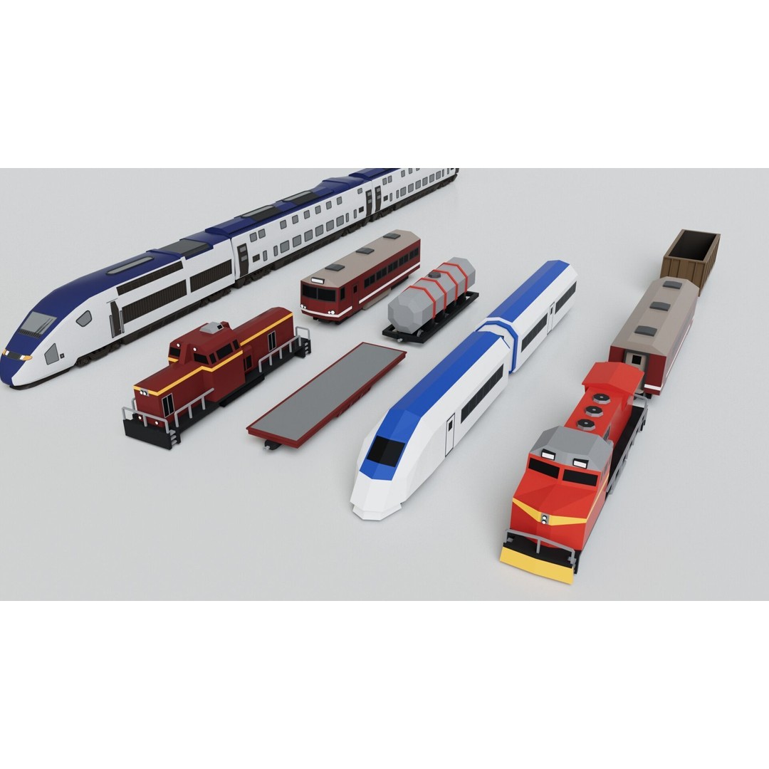 150 Vehicles 3D Model – Game Ready Mega Pack, FBX, OBJ, Blender - View 55