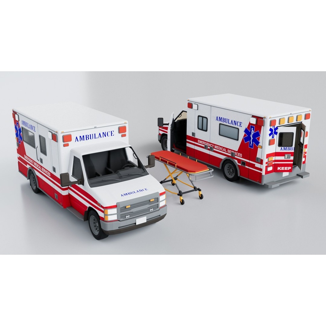 150 Vehicles 3D Model – Game Ready Mega Pack, FBX, OBJ, Blender - View 9