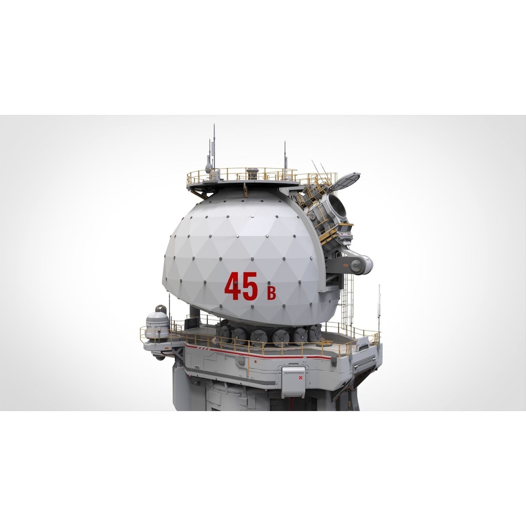 Sci-Fi Observation Post 3D Model – Detailed Exterior Design, FBX - View 39