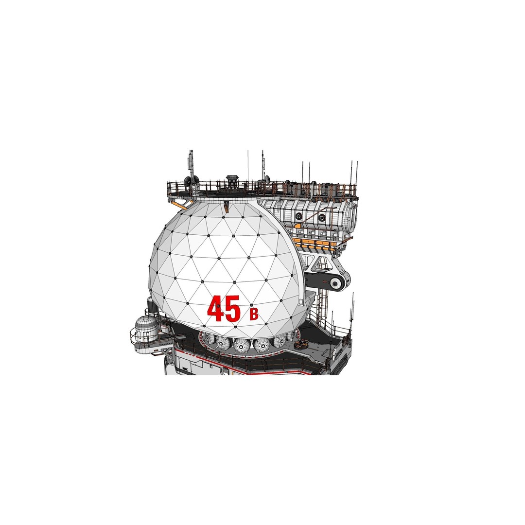 Sci-Fi Observation Post 3D Model – Detailed Exterior Design, FBX - View 50