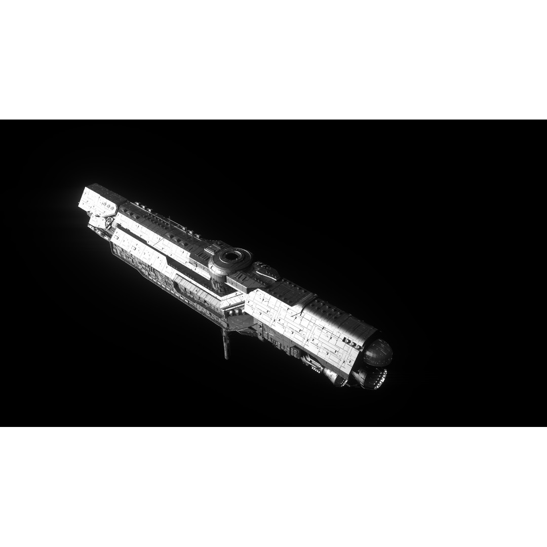 UNSC Infinity Super Carrier 3D Model – High Poly Sci-Fi Spaceship, FBX - View 16