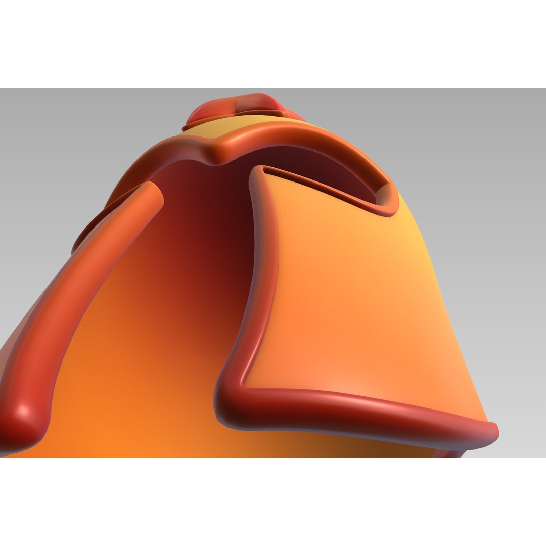 Star Helmet 3D Model – Military Armor Prop, PBR Textures, FBX - View 21