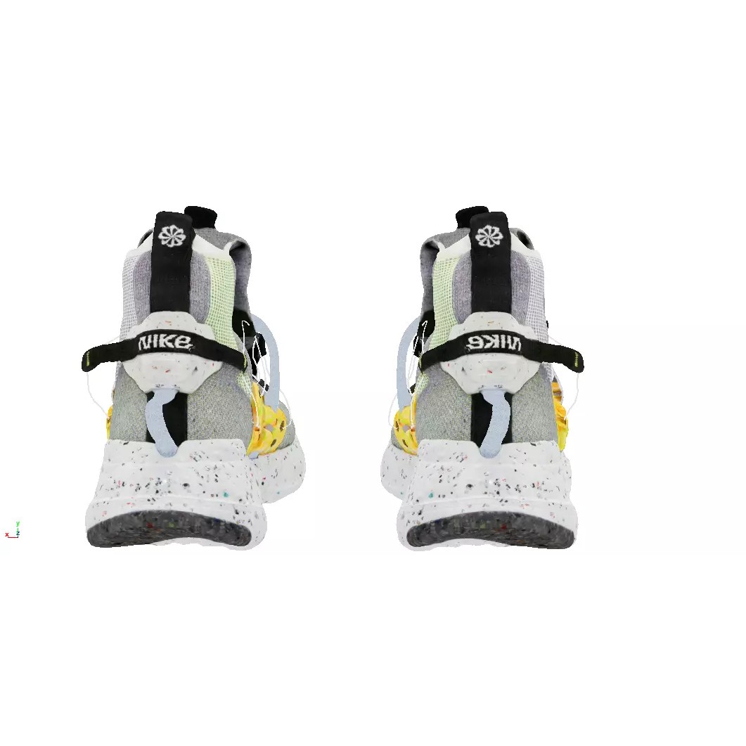 Cyberpunk Sneaker 3D Model – Low Poly Fashion Footwear, FBX - View 4
