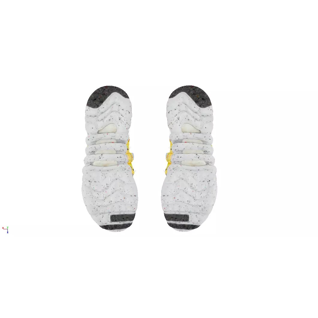 Cyberpunk Sneaker 3D Model – Low Poly Fashion Footwear, FBX - View 6