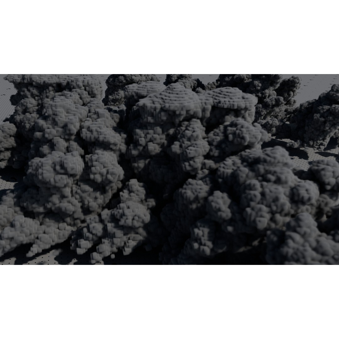 Cumulonimbus Cloud Field 3D Model – Ultra-High Resolution VDBs for Realistic Skies