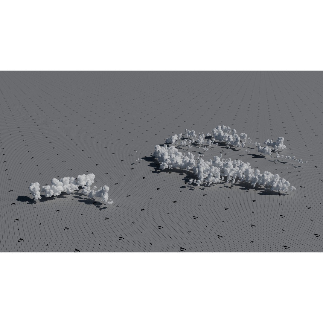 Cumulonimbus Cloud Field 3D Model – Ultra-High Resolution VDBs for Realistic Skies - View 4
