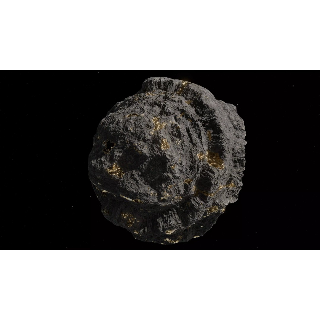 Asteroid Pack 3D Model – Low Poly Game Ready Asteroids, FBX