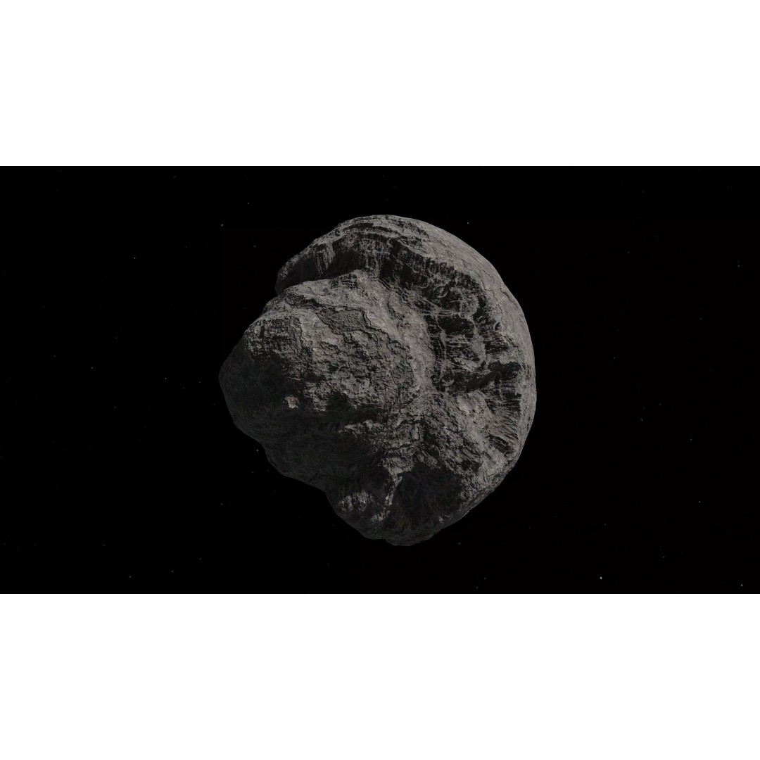 Asteroid Pack 3D Model – Low Poly Game Ready Asteroids, FBX - View 2