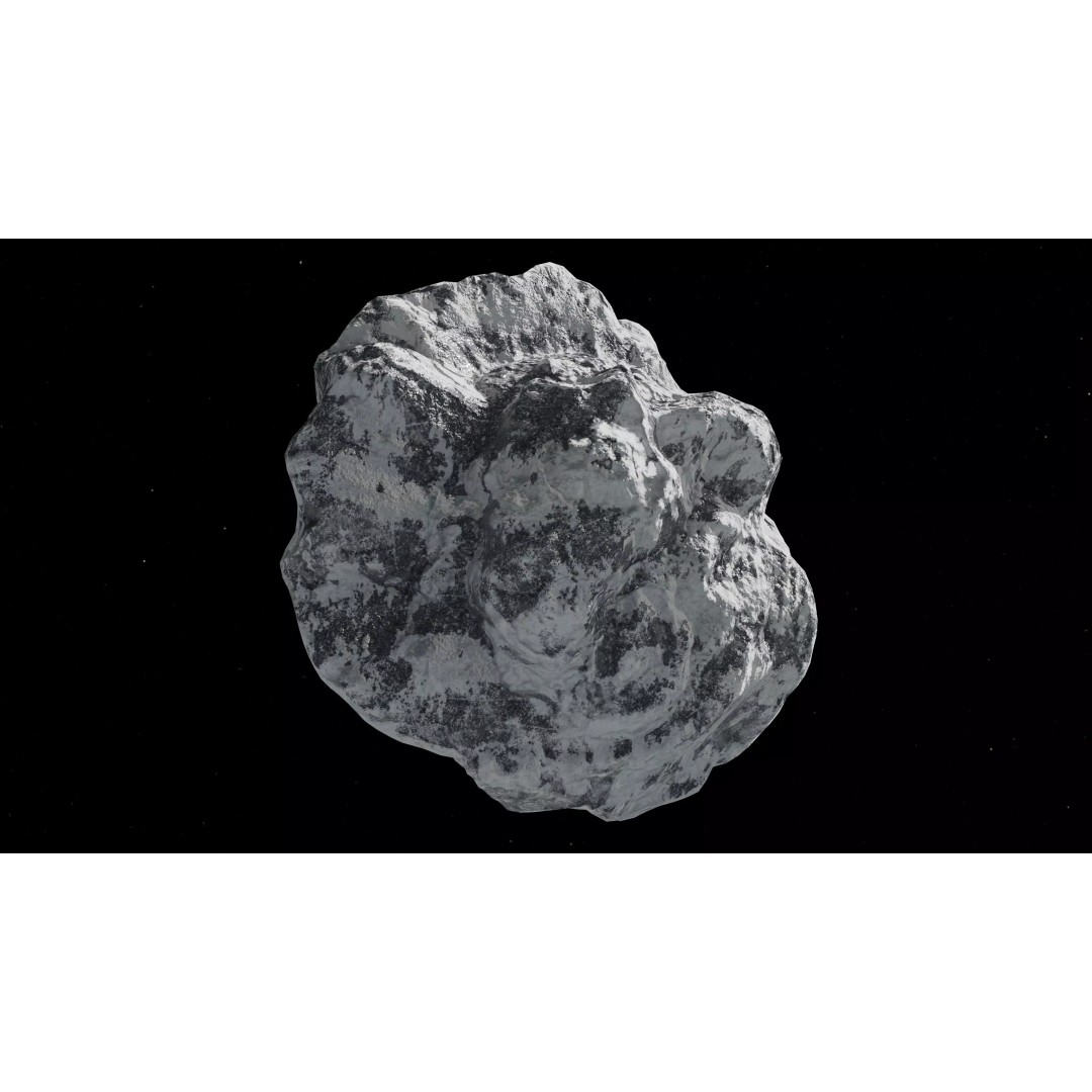 Asteroid Pack 3D Model – Low Poly Game Ready Asteroids, FBX - View 9