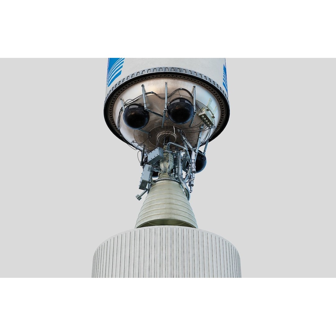 Atlas V Rocket 3D Model – High Poly PBR Space Asset, FBX, Blender - View 12