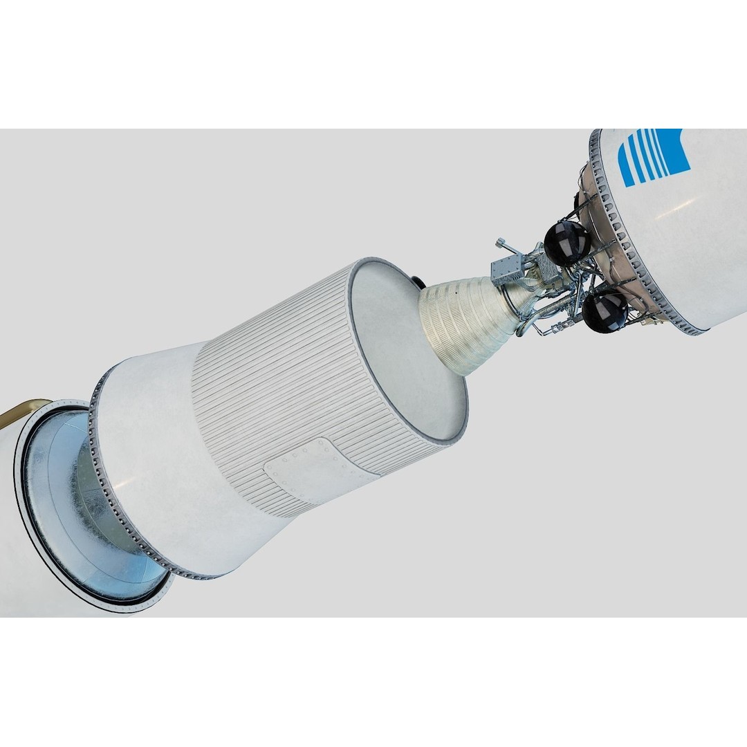 Atlas V Rocket 3D Model – High Poly PBR Space Asset, FBX, Blender - View 16