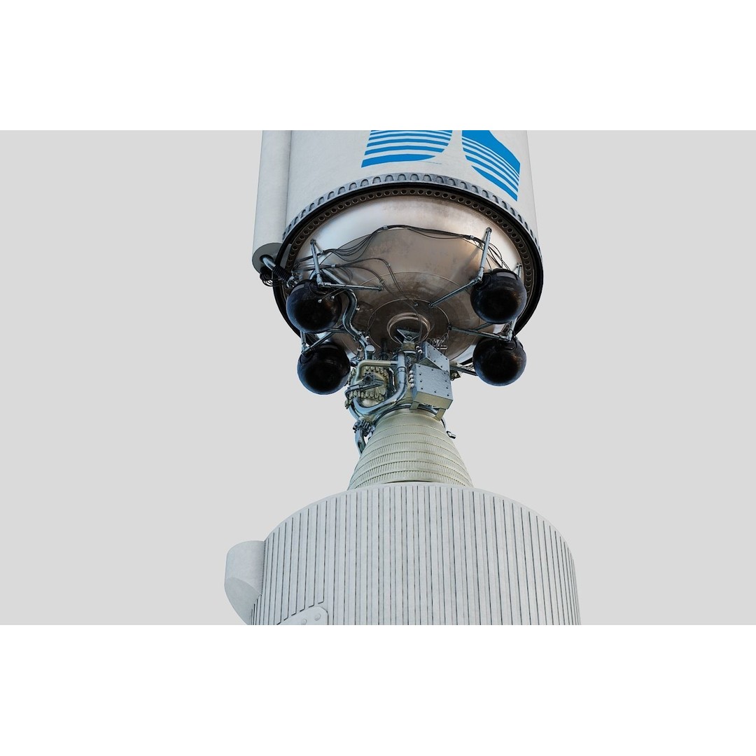 Atlas V Rocket 3D Model – High Poly PBR Space Asset, FBX, Blender - View 19