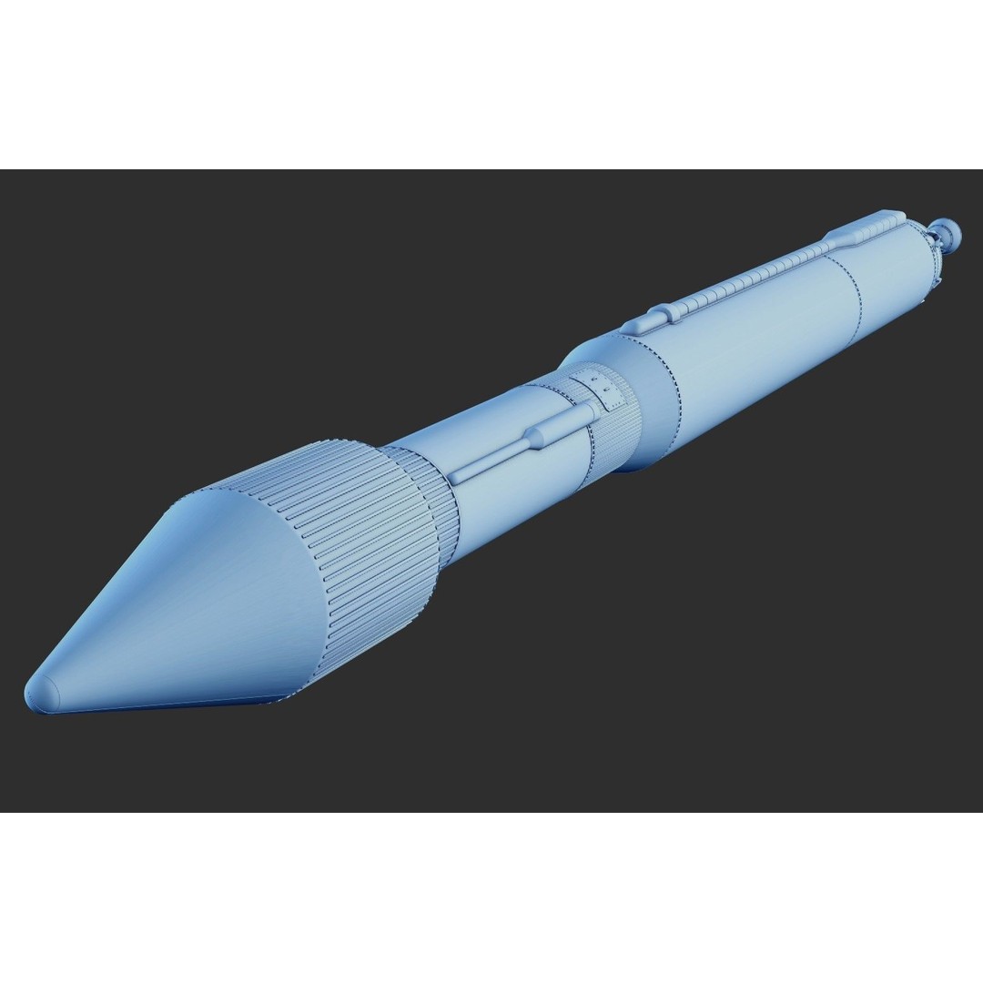 Atlas V Rocket 3D Model – High Poly PBR Space Asset, FBX, Blender - View 37