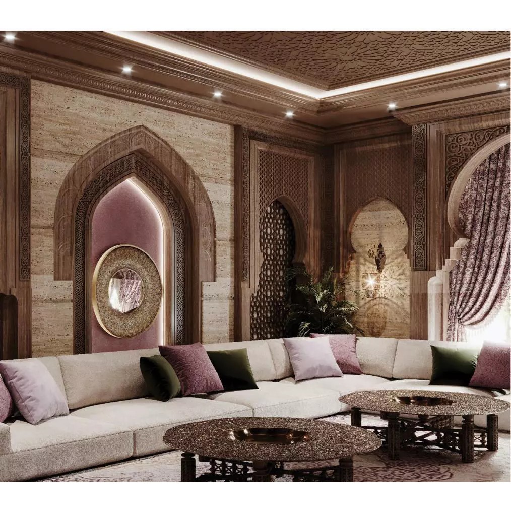 Majlis 3D Model – Classic Arabic Style Living Room, FBX & OBJ - View 2