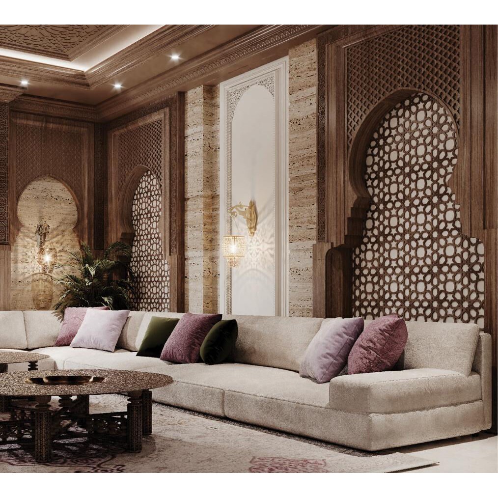 Majlis 3D Model – Classic Arabic Style Living Room, FBX & OBJ - View 6