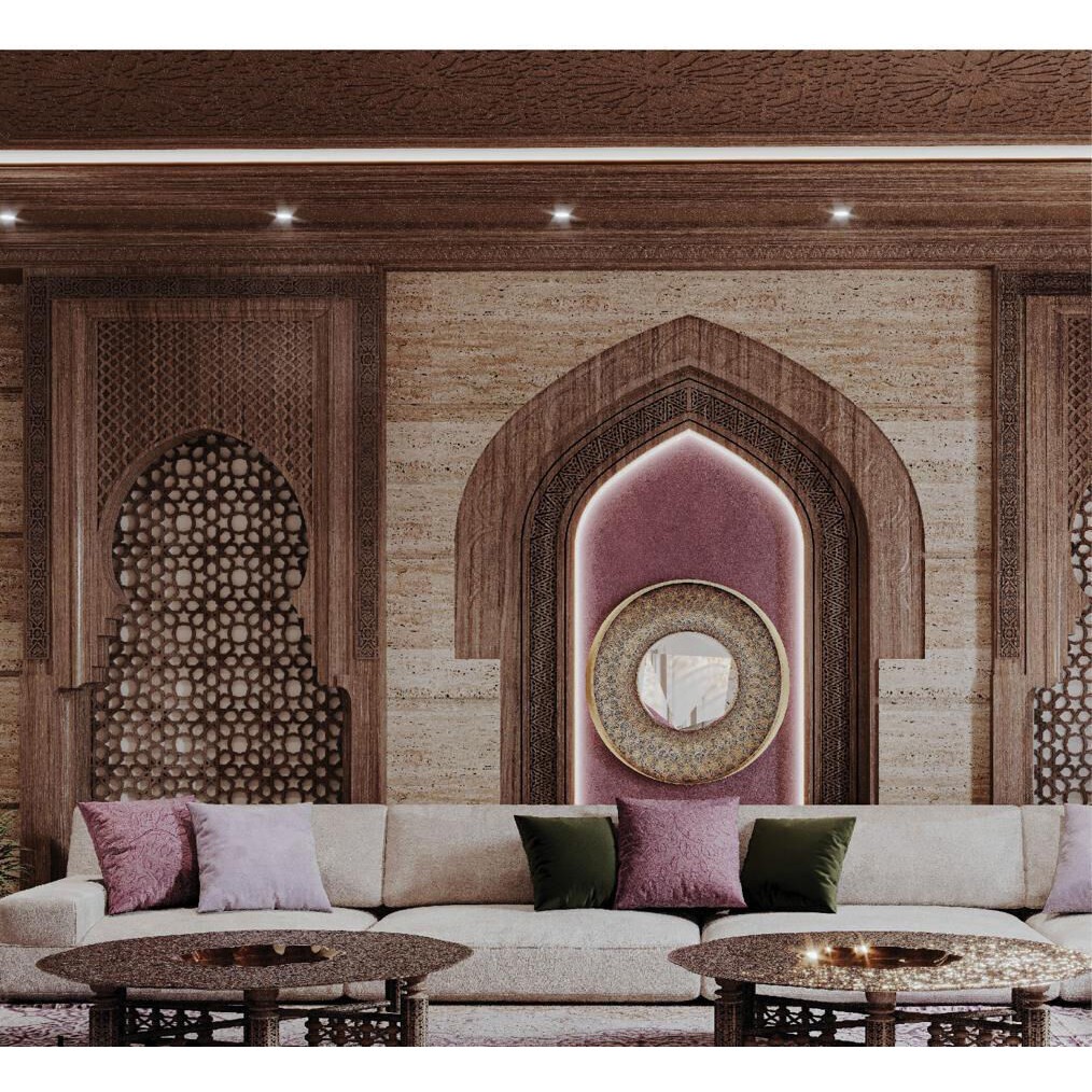 Majlis 3D Model – Classic Arabic Style Living Room, FBX & OBJ - View 7