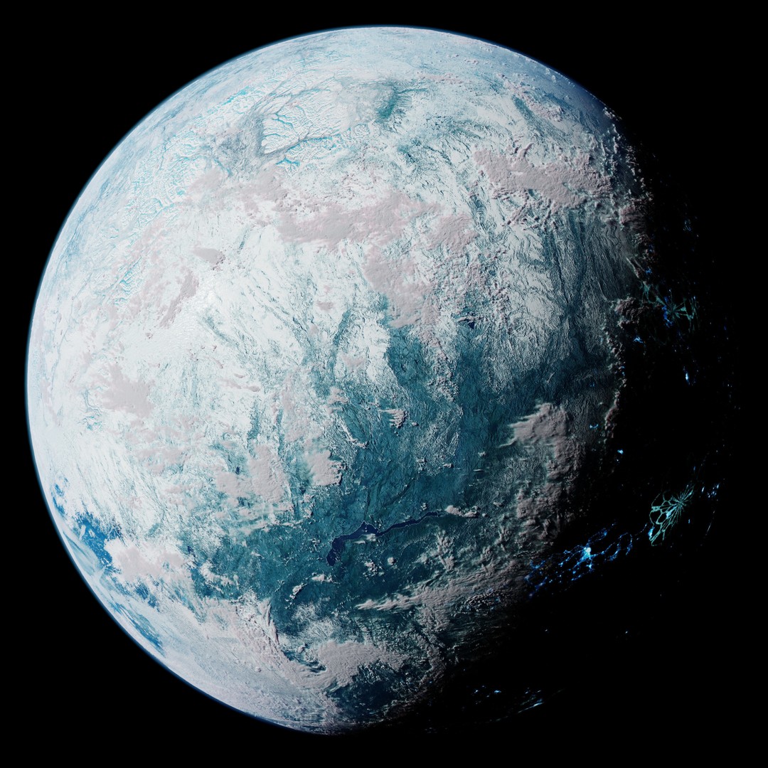 Csilla 3D Model – High-Resolution Star Wars Planet Texture, PBR - View 5