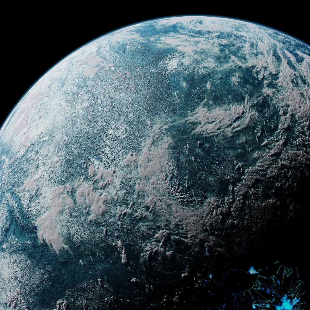 Csilla 3D Model – High-Resolution Star Wars Planet Texture, PBR - View 6