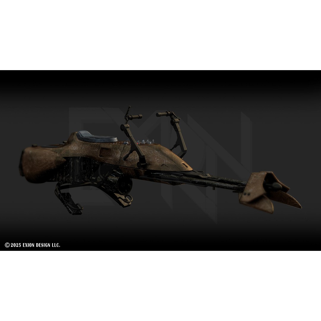 Scout Trooper Commander 3D Model – Semi-Rigged PBR Character, FBX, Blender - View 7