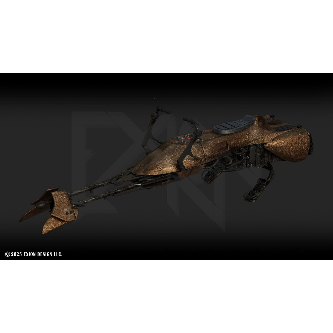 Scout Trooper Commander 3D Model – Semi-Rigged PBR Character, FBX, Blender - View 9