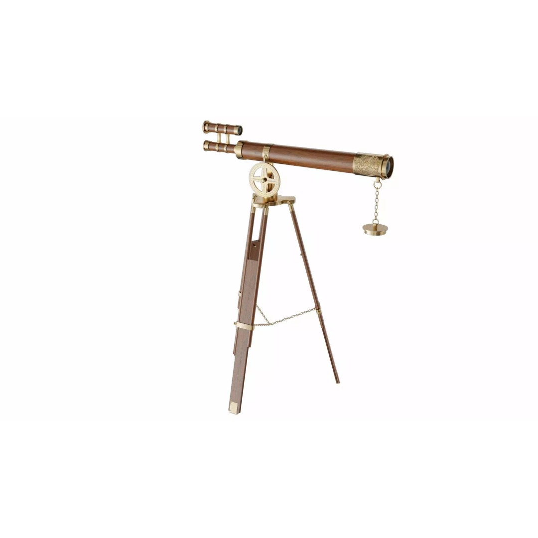 Telescope 3D Model – PBR Tripod Design, Blender, FBX, OBJ - View 2
