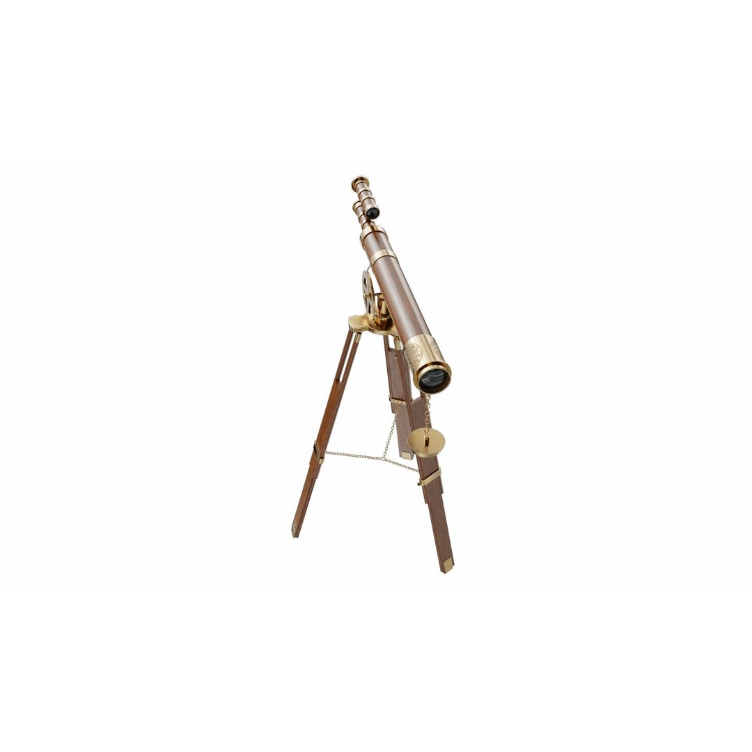 Telescope 3D Model – PBR Tripod Design, Blender, FBX, OBJ - View 4