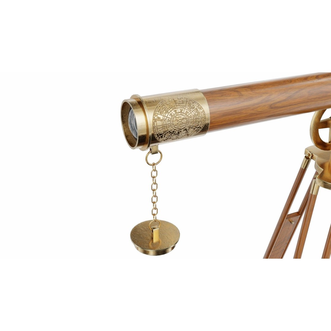 Telescope 3D Model – PBR Tripod Design, Blender, FBX, OBJ - View 9