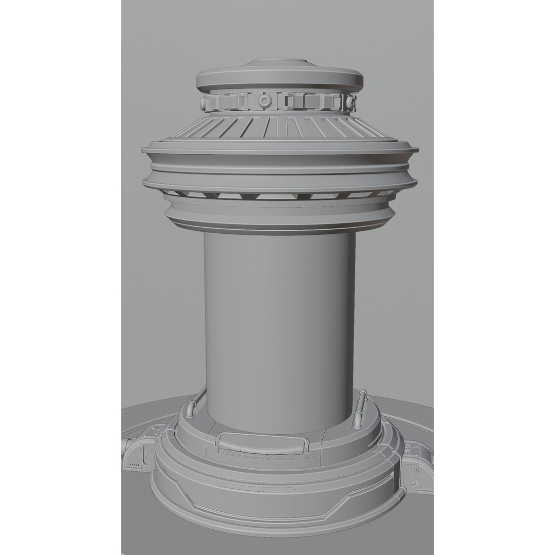 Sci-Fi Container 3D Model – PBR Textured Asset for Labs, FBX - View 6