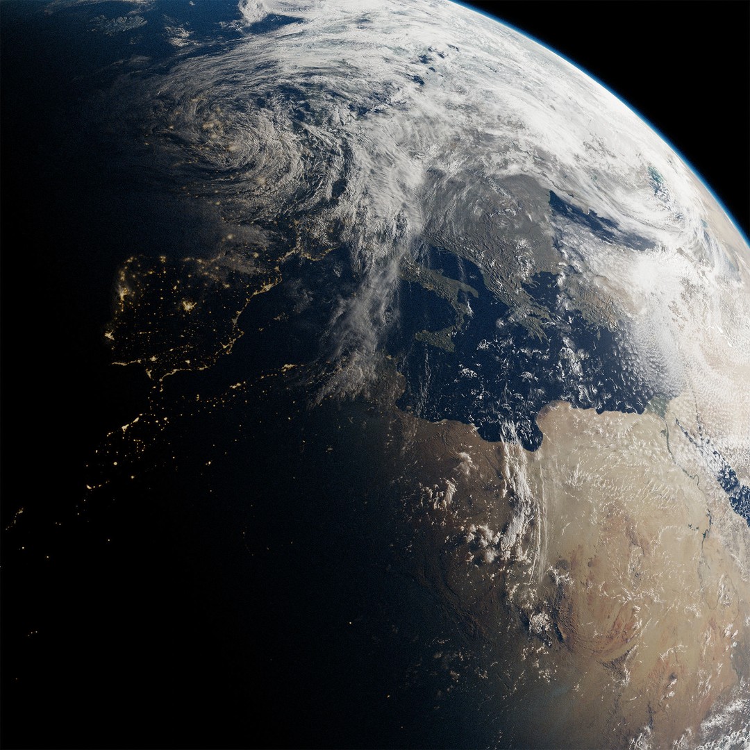 Planet Earth 3D Model – Ultra-Realistic PBR Asset for Blender - View 10