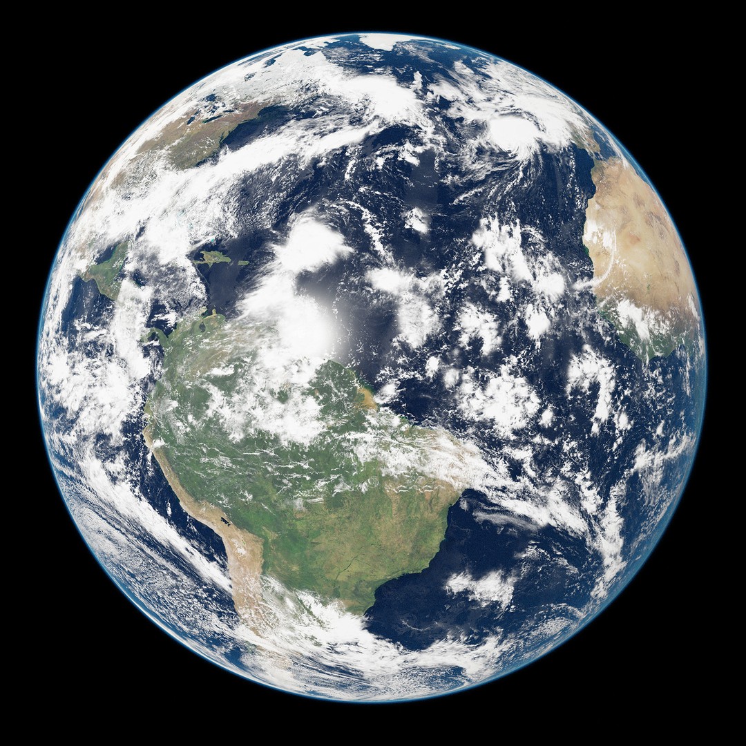 Planet Earth 3D Model – Ultra-Realistic PBR Asset for Blender - View 4