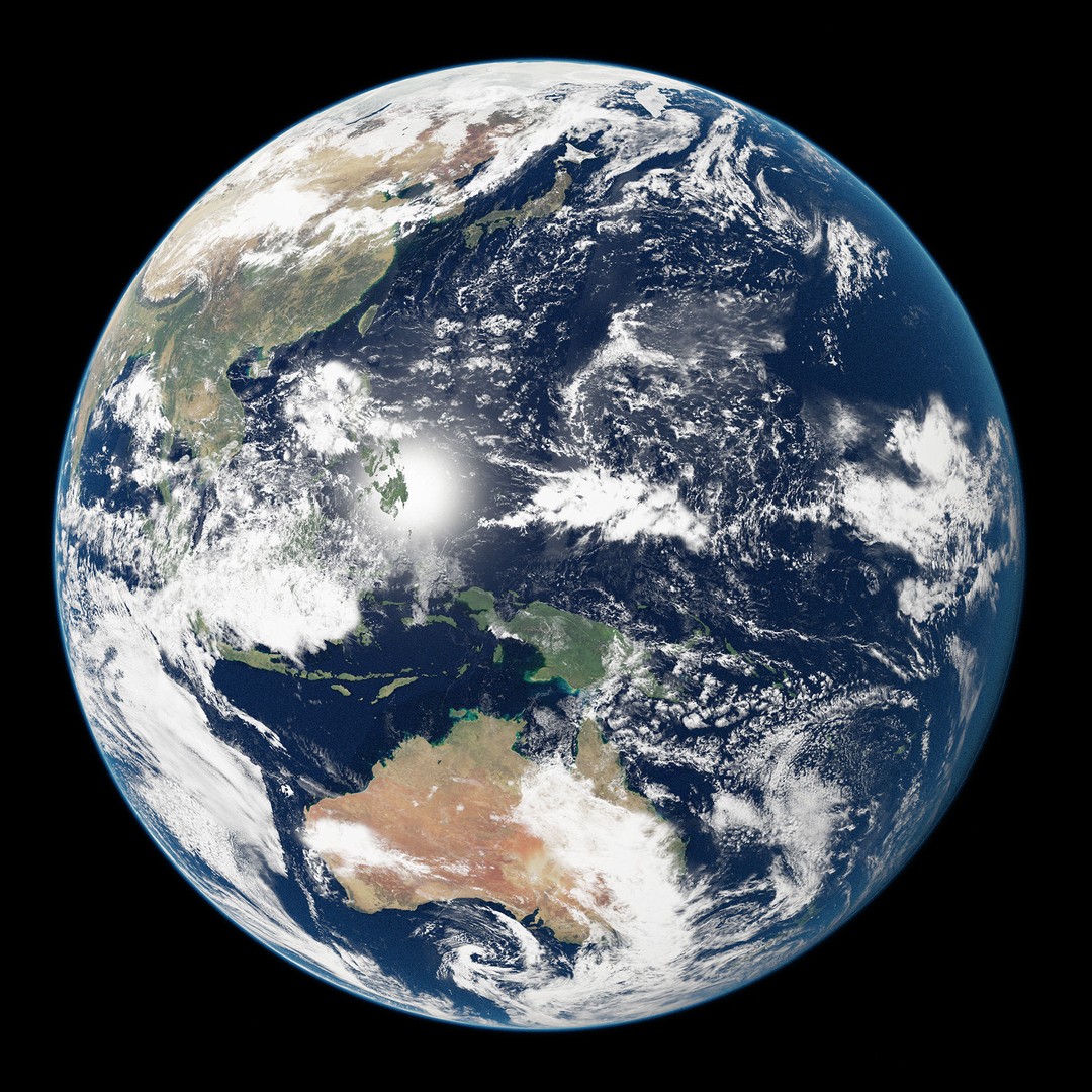 Planet Earth 3D Model – Ultra-Realistic PBR Asset for Blender - View 5