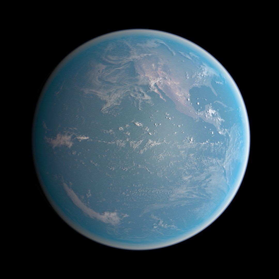 Earth Planet 3D Model – Low Poly PBR Asset for Game and Animation - View 10