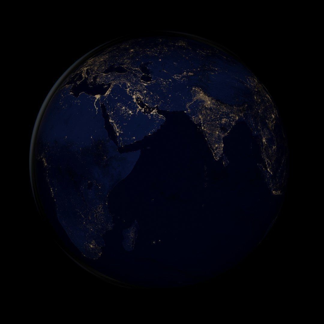 Earth Planet 3D Model – Low Poly PBR Asset for Game and Animation - View 16