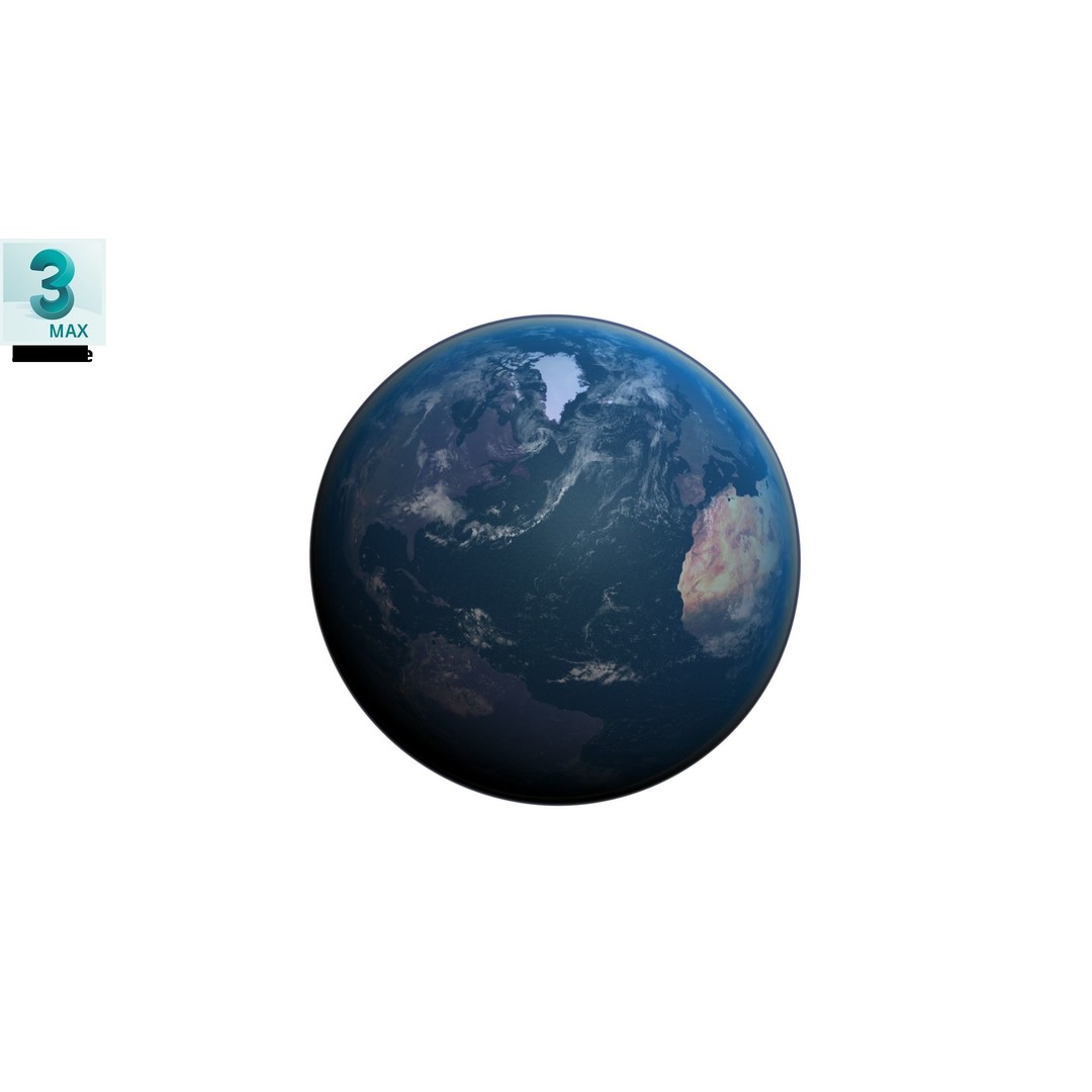 Earth Planet 3D Model – Low Poly PBR Asset for Game and Animation - View 23