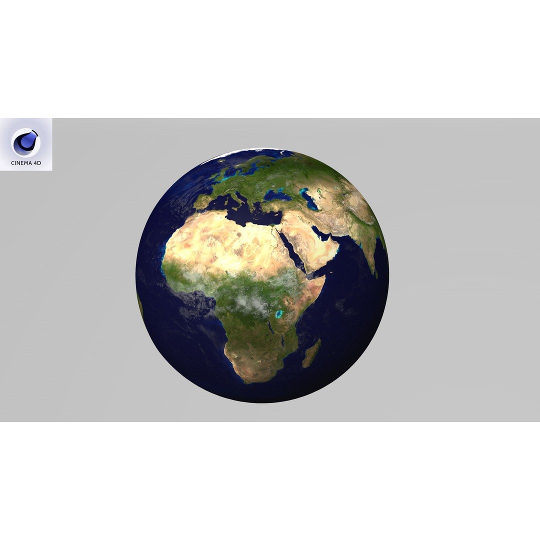 Earth Planet 3D Model – Low Poly PBR Asset for Game and Animation - View 27