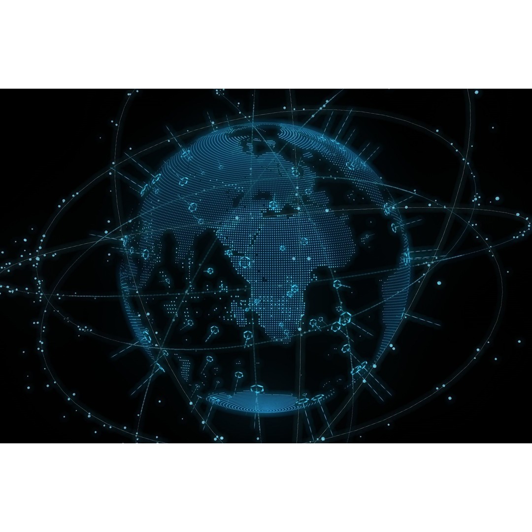 Animated Hologram Planet Earth 3D Model – Sci-Fi Display Asset, FBX