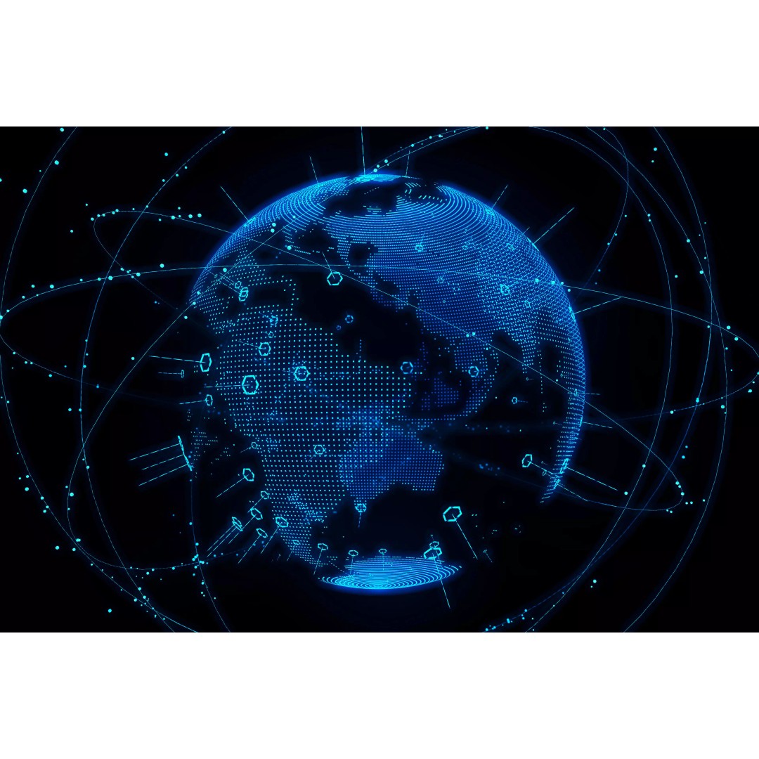 Animated Hologram Planet Earth 3D Model – Sci-Fi Display Asset, FBX - View 2