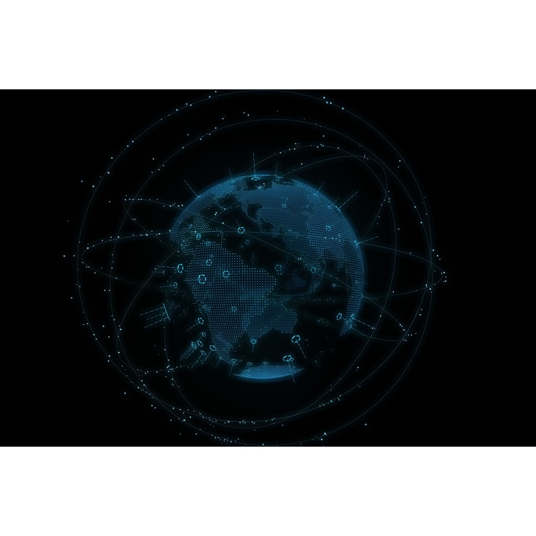 Animated Hologram Planet Earth 3D Model – Sci-Fi Display Asset, FBX - View 5