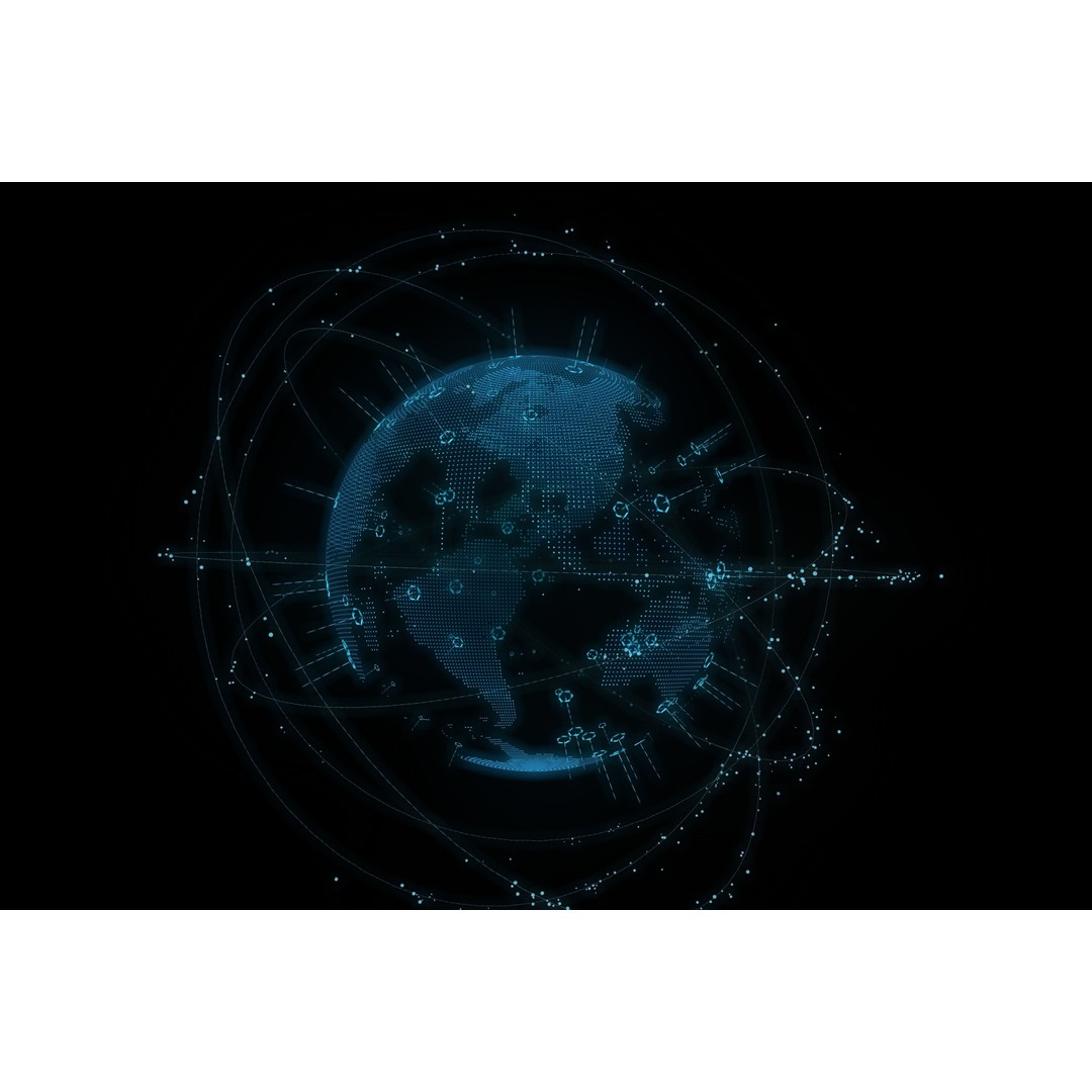 Animated Hologram Planet Earth 3D Model – Sci-Fi Display Asset, FBX - View 6