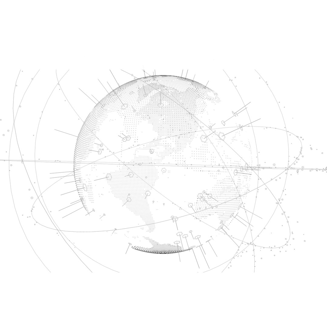 Animated Hologram Planet Earth 3D Model – Sci-Fi Display Asset, FBX - View 8