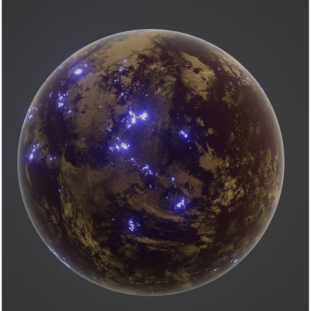 Alien Planet 3D Model – Low Poly Game Ready Asset, FBX - View 15