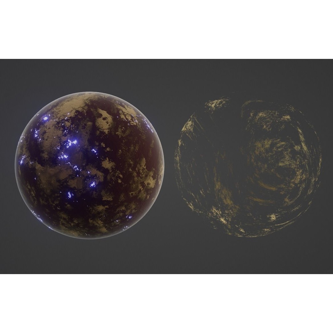 Alien Planet 3D Model – Low Poly Game Ready Asset, FBX - View 16