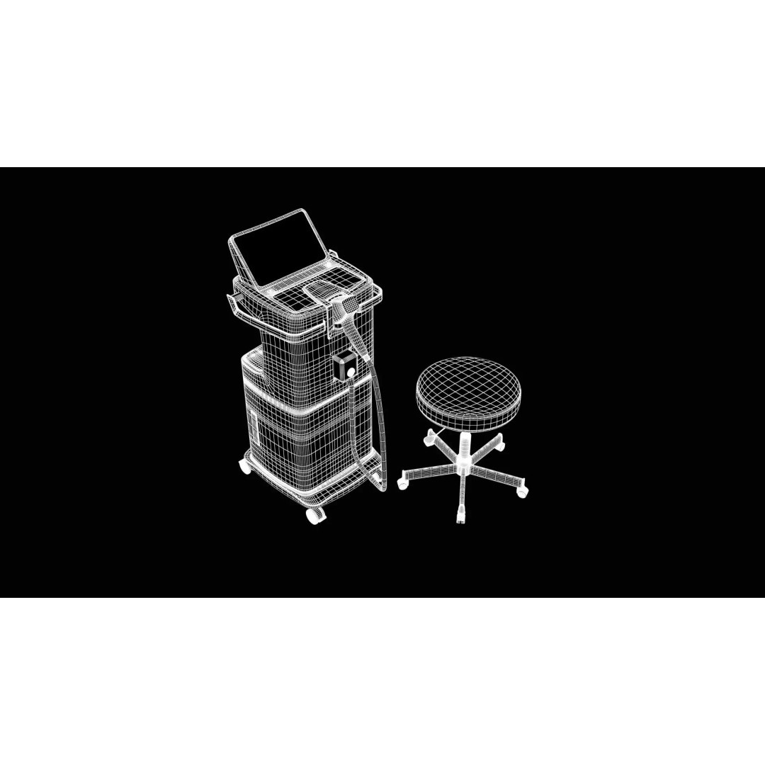Lasermach Pro Device 3D Model – Medical Equipment, PBR Textures, FBX