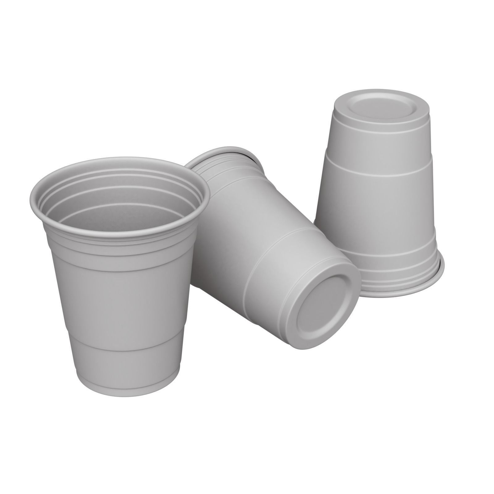 Plastic Cup Set - Game-Ready 3D Model - View 17