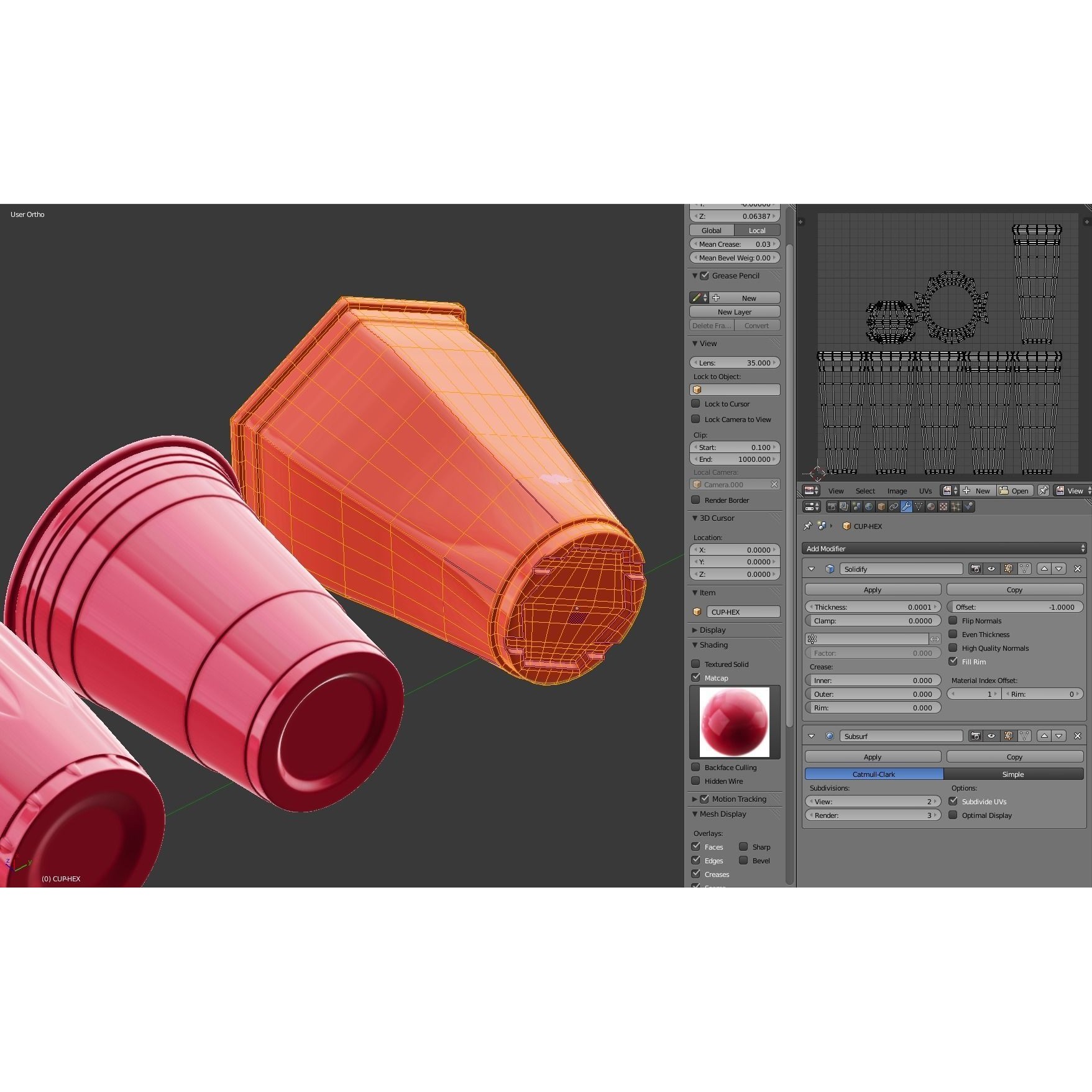 Plastic Cup Set - Game-Ready 3D Model - View 18