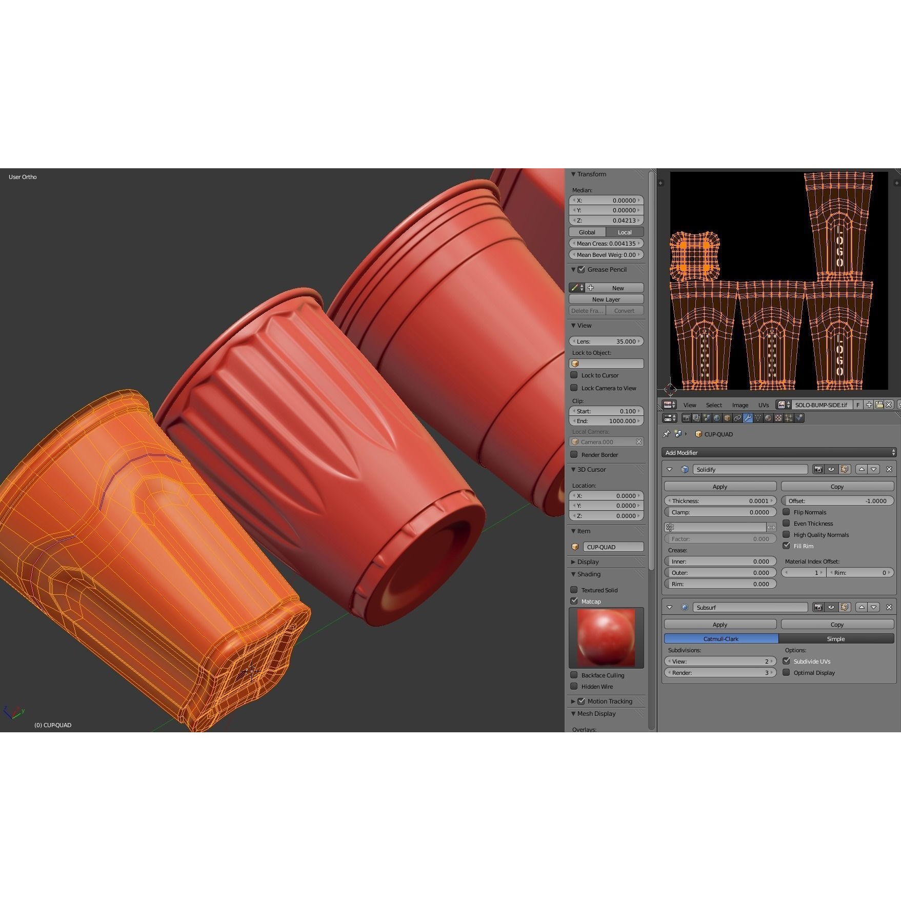 Plastic Cup Set - Game-Ready 3D Model - View 20